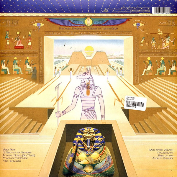 IRON MAIDEN - POWERSLAVE 40 anniversary special zoetrope edition LP - Slika 3