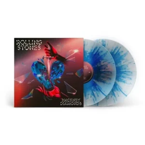 ROLLING STONES - HACKNEY DIAMONDS clear & blue splatter vinyl LP2