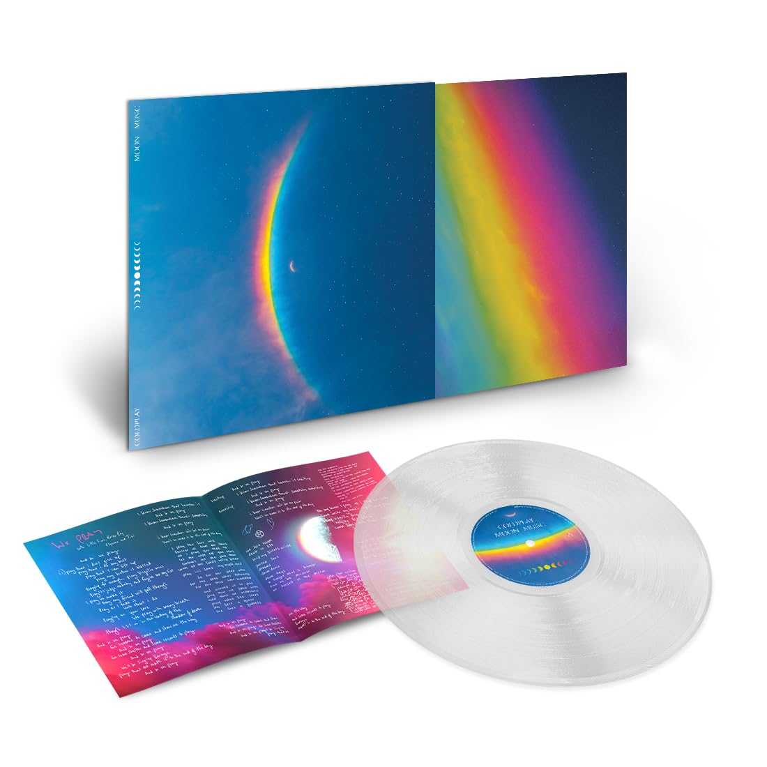 COLDPLAY - MOON MUSIC LP (Clear Ecorecord)