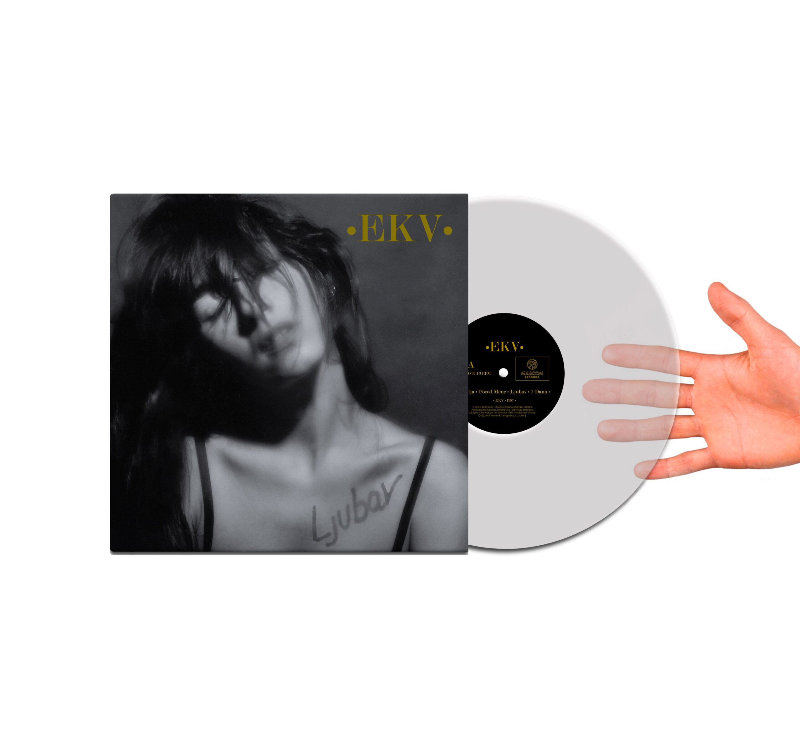 EKATARINA VELIKA - LJUBAV total clear vinyl LP