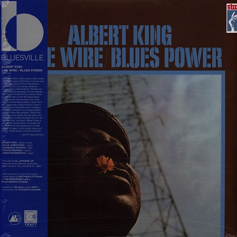 KING ALBERT - LIVE WIRE/BLUES POWER craft recordings LP