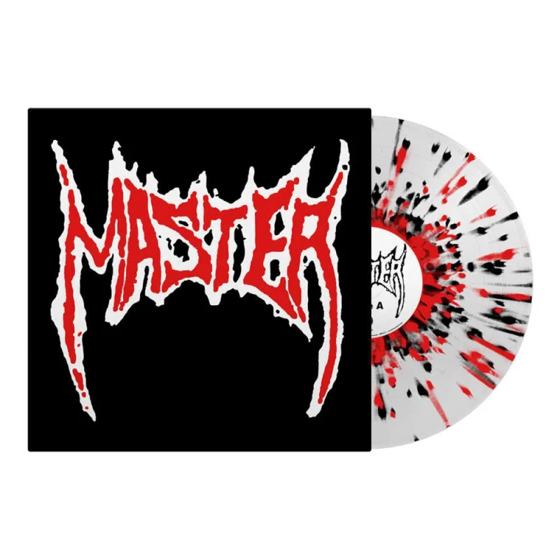 MASTER - MASTER clear red black splatter vinyl LP