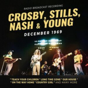 CROSBY STILLS NASH & YOUNG - DECEMBER 1969 yellow vinyl LP