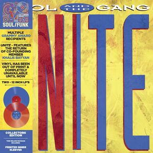 KOOL & GANG - UNITE red and blue vinyl LP