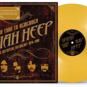 URIAH HEEP - DEFINITIVE yellow   LP