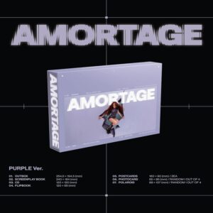 JISOO - AMORTAGE (purple indie edition CD box)