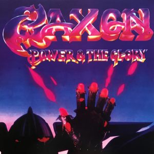SAXON - POWER & THE GLORY swirl vinyl LP