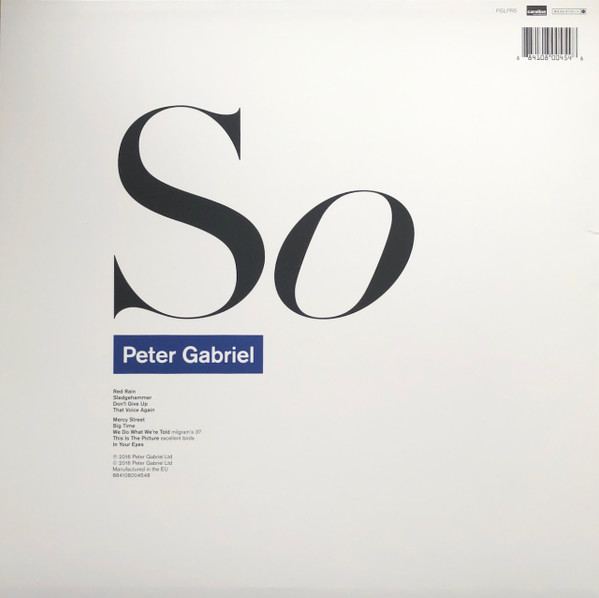 GABRIEL PETER - SO LP - Slika 2