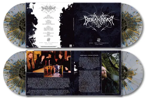 BORKNAGAR - FOR THE ELEMENTS 1996-2026 ltd clear splatter vinyl LP2
