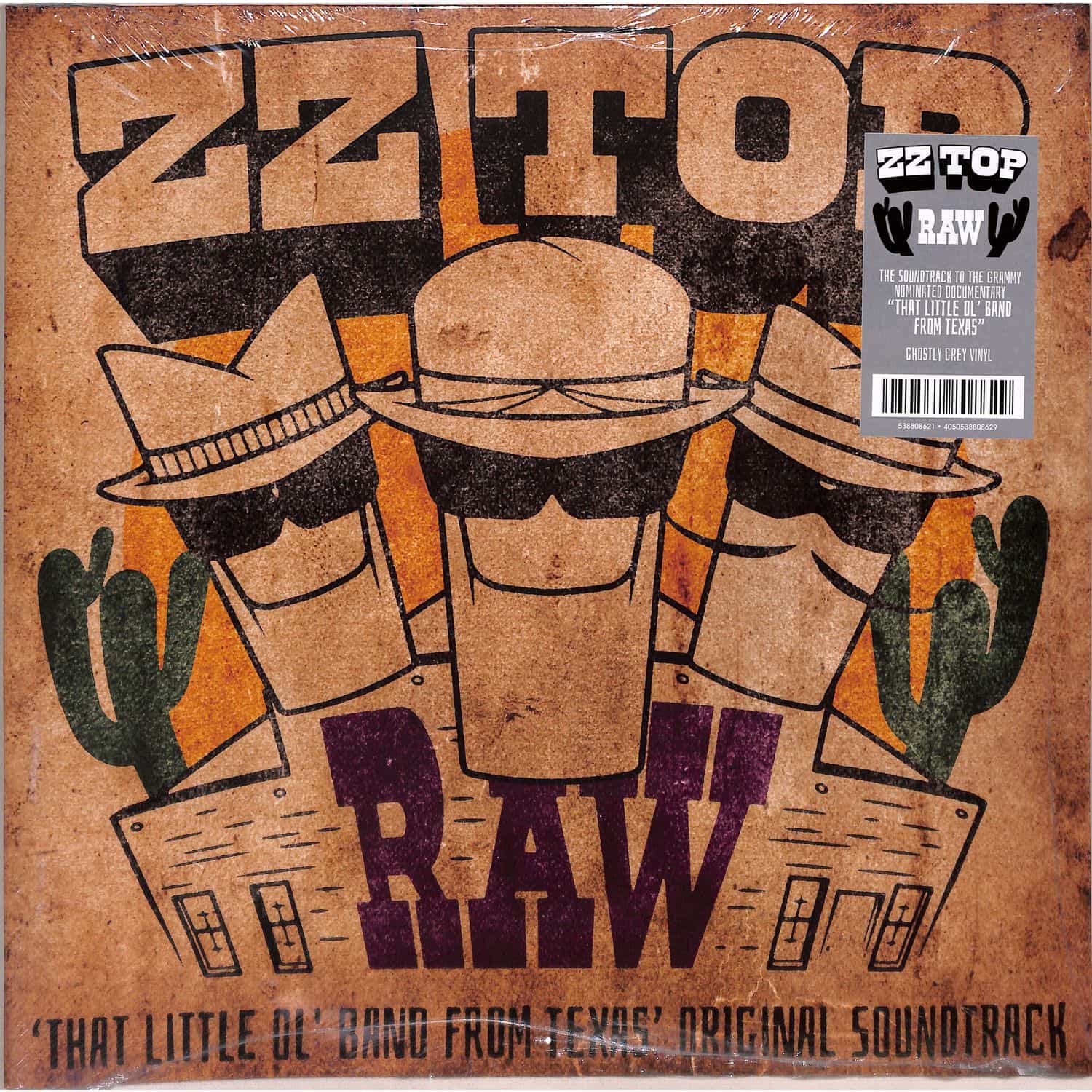 O.S.T. - ZZ TOP RAW gray vinyl LP