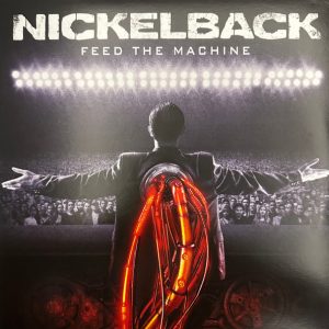NICKELBACK - FEED THE MACHINE ltd red & black marble vinyl LP