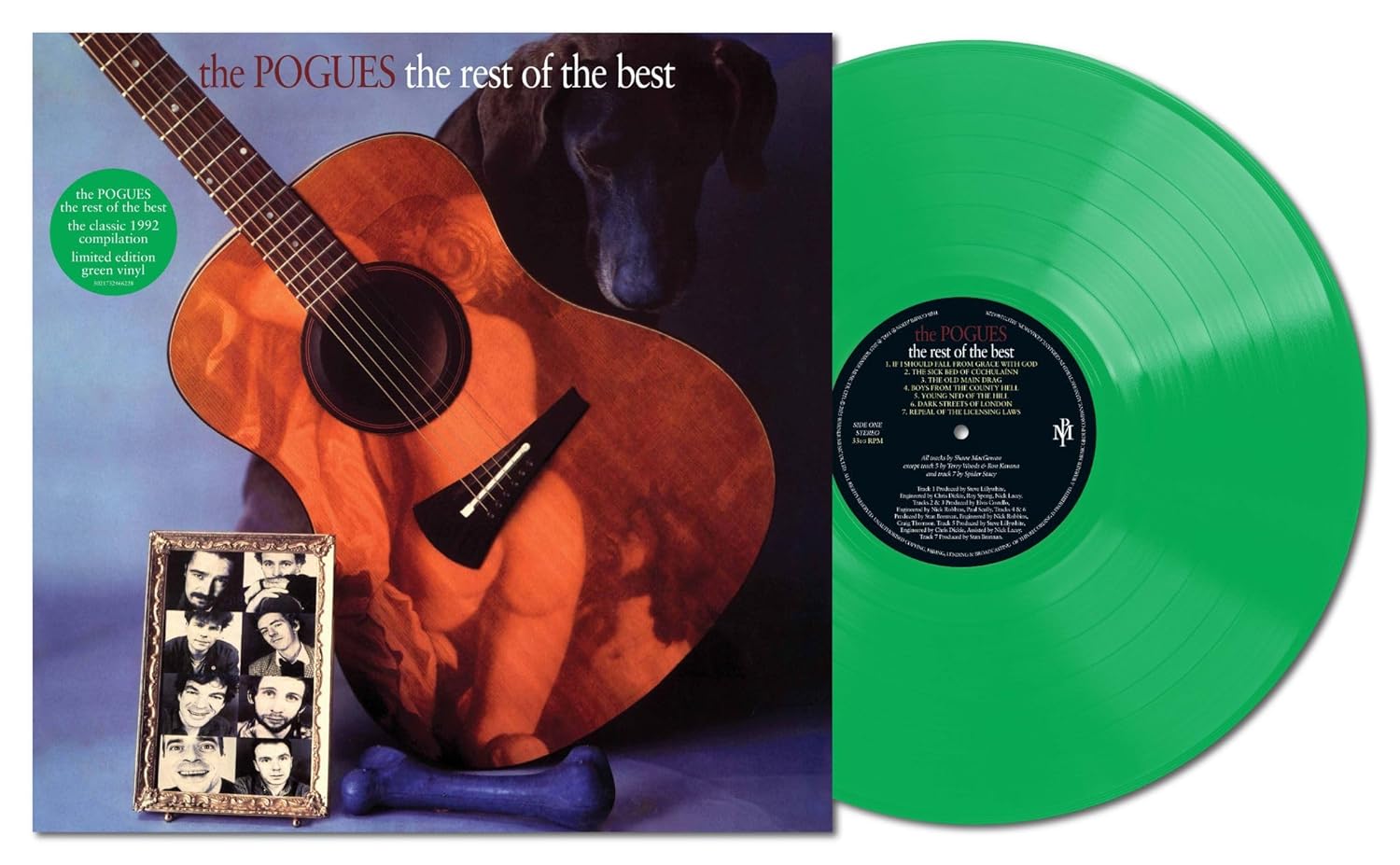 POGUES - REST OF THE BEST green vinyl LP
