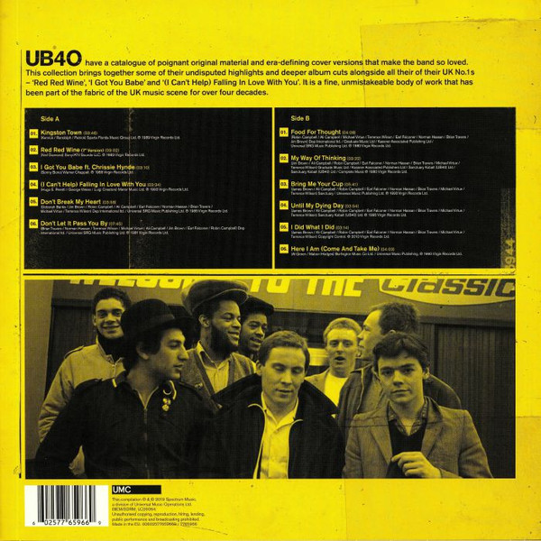 UB 40 - RED RED WINE COLLECTION LP - Slika 2