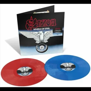 SAXON - WHEELS OF STEEL RSD 2025 red and blue vinyl LP2