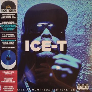 ICE-T - LIVE AT MONTREUX FESTIVAL '95 blue and white vinyl LP2