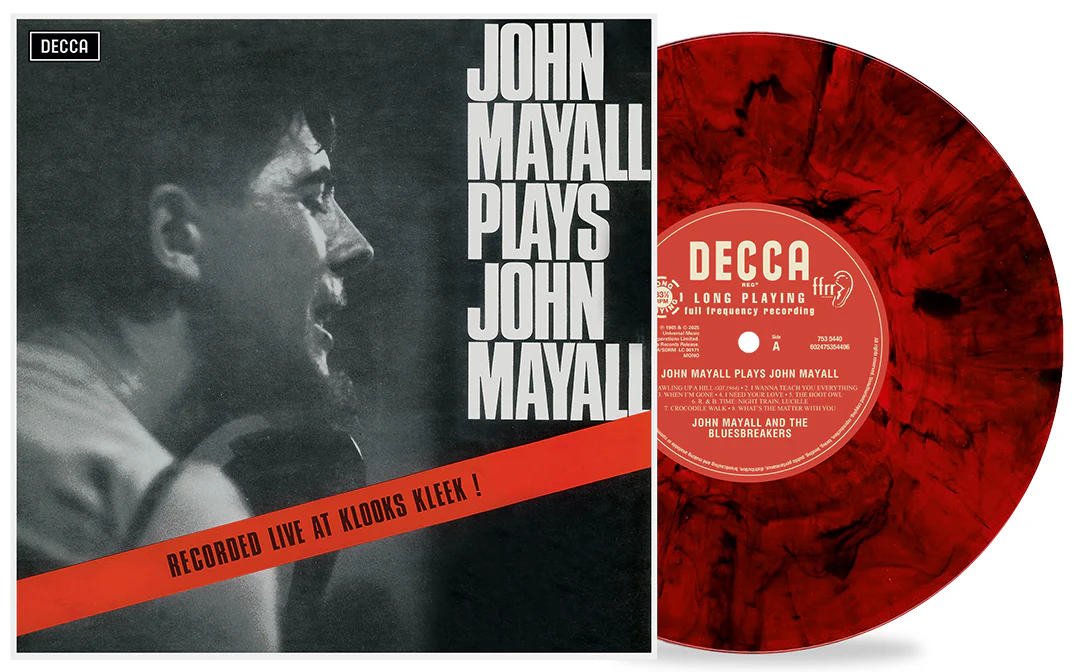 MAYALL JOHN - PLAYS JOHN MAYALL RSD 2025 red/black marble vinyl LP