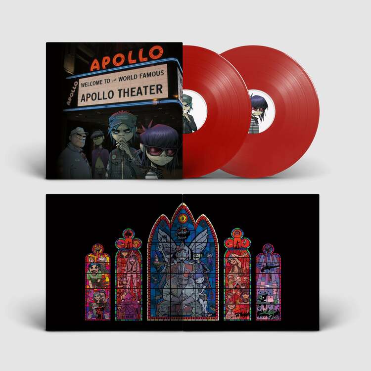 GORILLAZ - DEMON DAYS LIVE FROM APOLLO THEATER RSD 2025 red vinyl LP2
