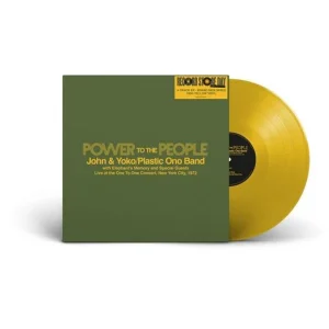 JOHN & YOKO/PLASTIC ONO BAND - POWER TO THE PEOPLE RSD 2025 yellow vinyl 12'EP