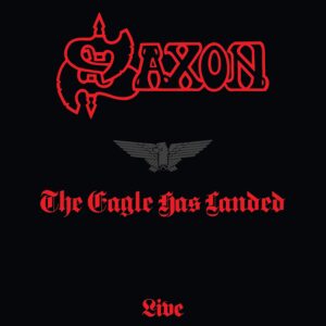 SAXON - EAGLE HAS LANDED LIVE ltd splatter vinyl LP