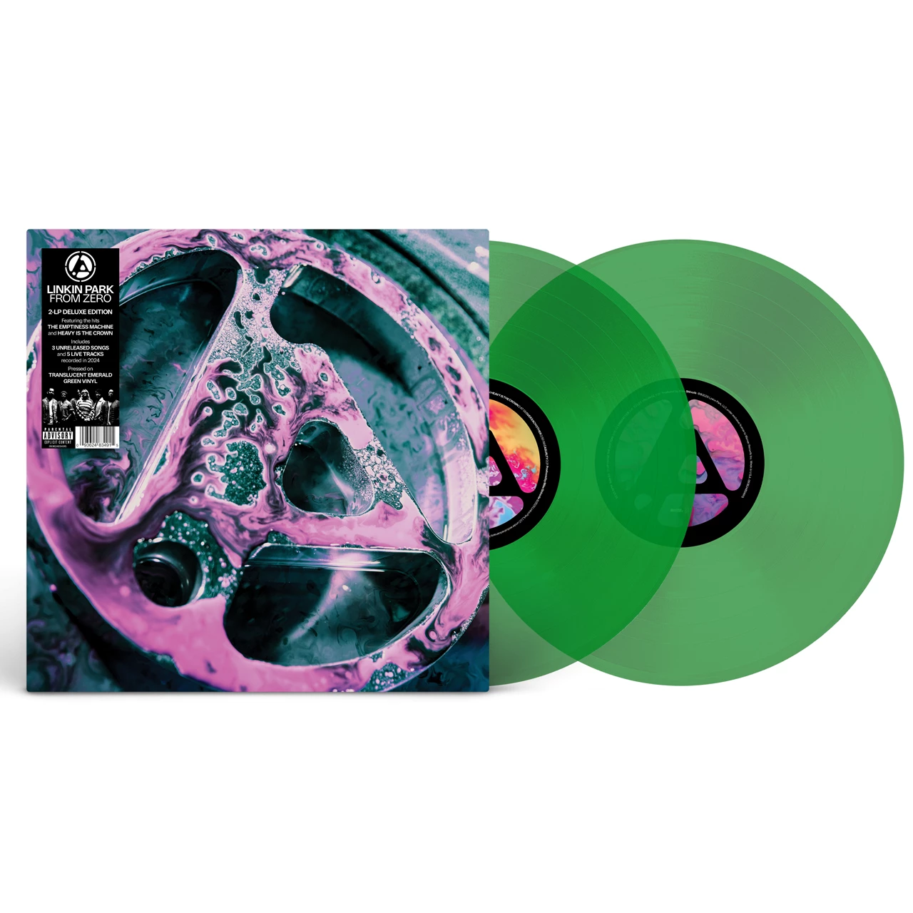 LINKIN PARK - FROM ZERO translucent emerald green vinyl LP