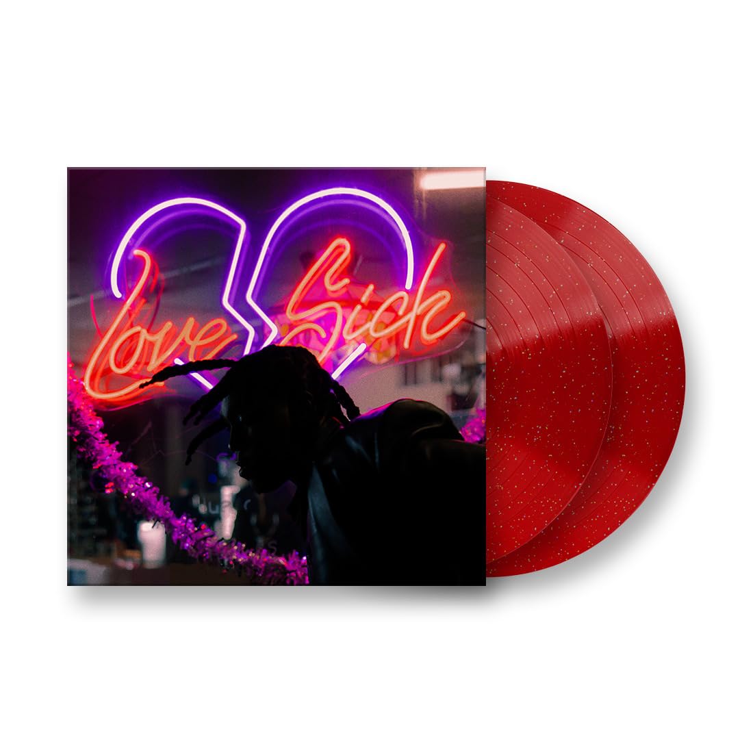 TOLIVER DON - LOVE SICK translucent red glitter vinyl LP