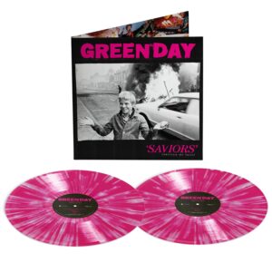 GREEN DAY - SAVIORS (EDITION DE LUXE) hot pink white splatter vinyl LP2