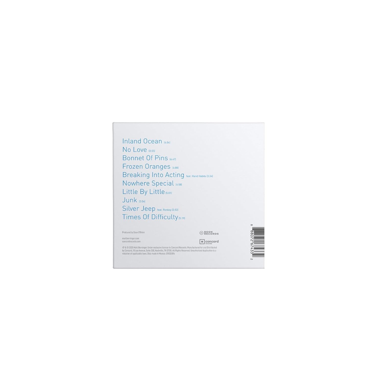 BERNINGER MATT - GET SKUNK CD - Slika 2