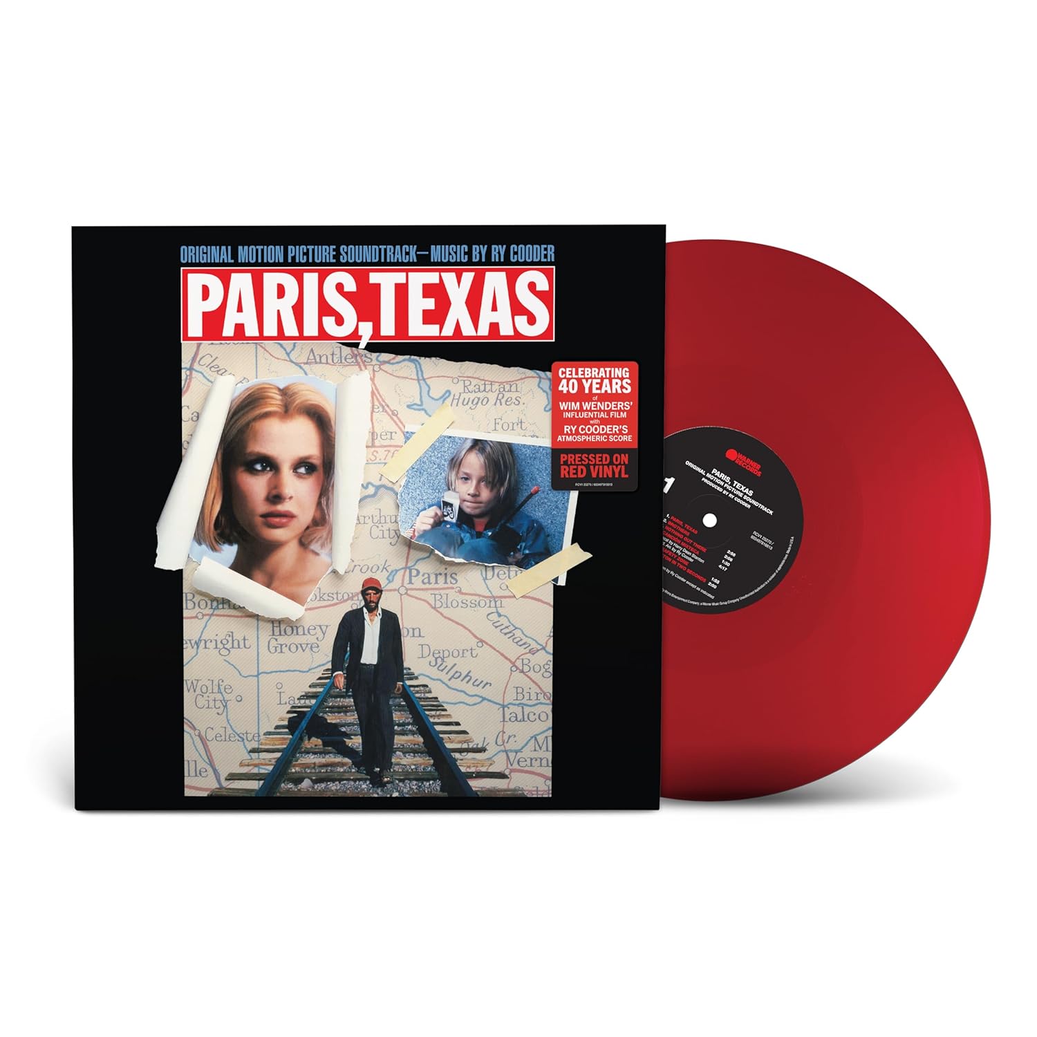 O.S.T./RY COODER - PARIS, TEXAS red vinyl LP
