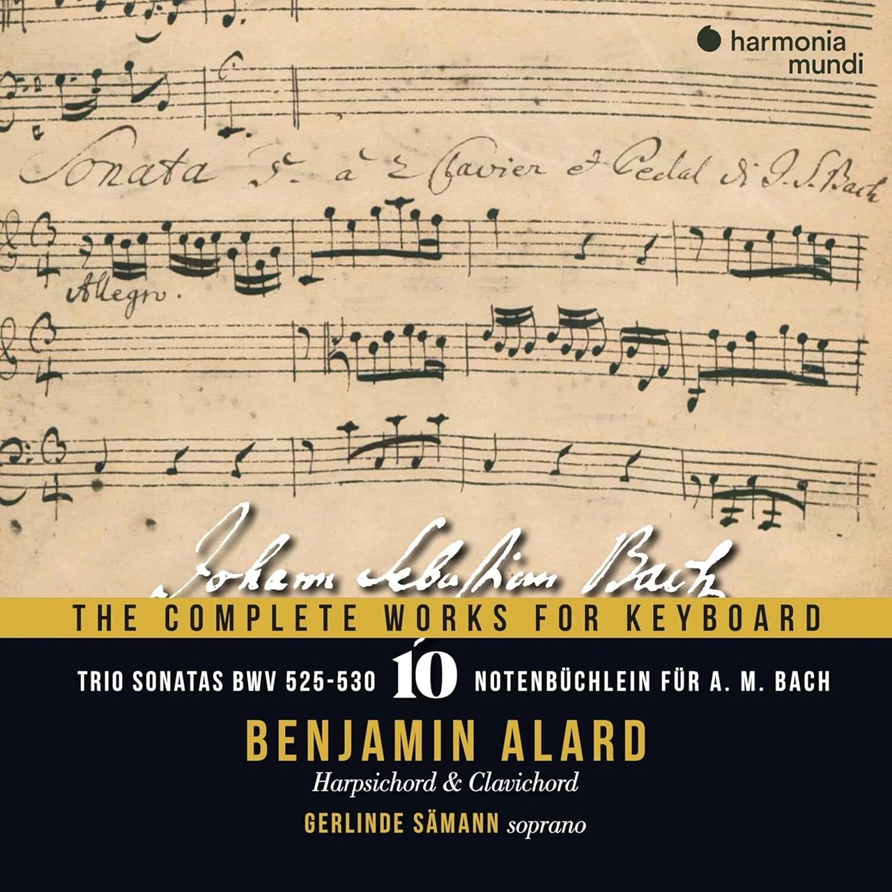 BACH JOHANN SEBASTIAN - COMPLET WORKS FOR KEYBOARD VOL. 10 CD3