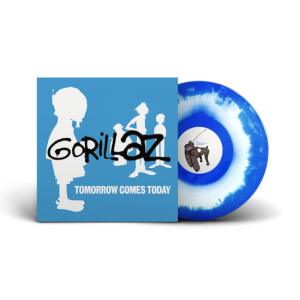 GORILLAZ - TOMORROW COMES TODAY white and blue vinyl 12'EP