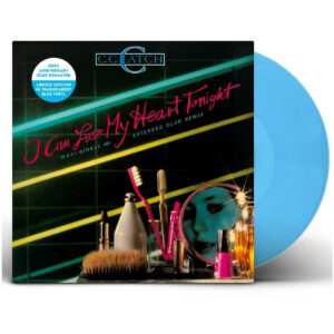 C.C. CATCH - I CAN LOSE MY HEART TONIGHT transparent blue vinyl MAXI SINGLE