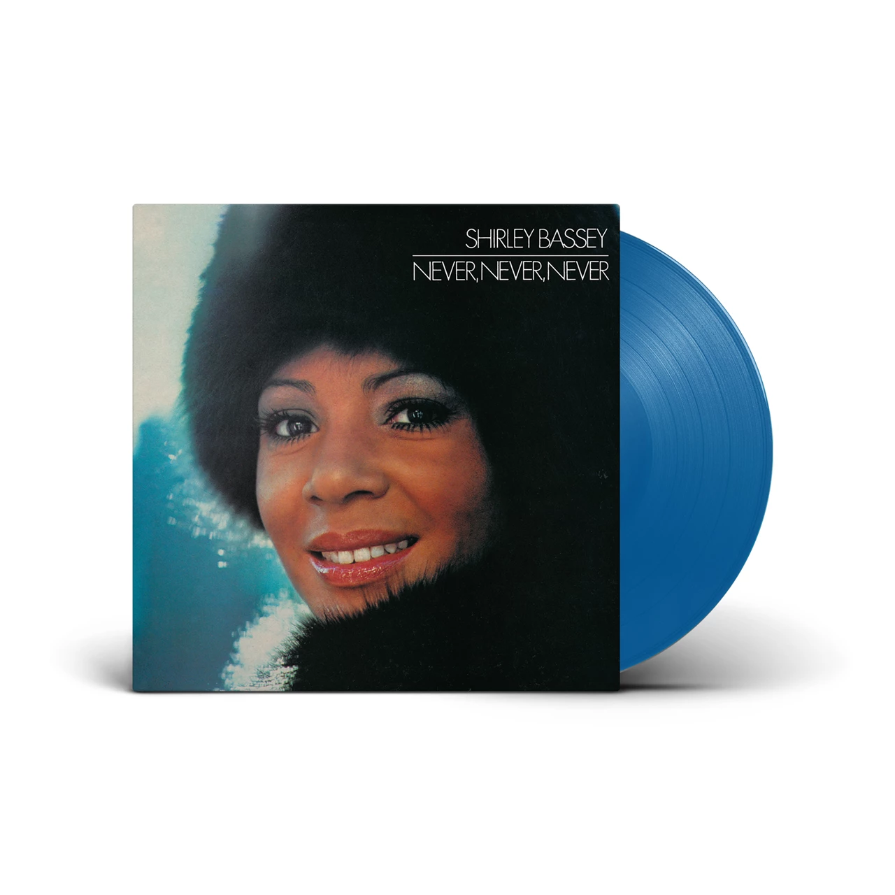 BASSEY SHIRLEY - NEVERE, NEVER, NEVER blue vinyl LP