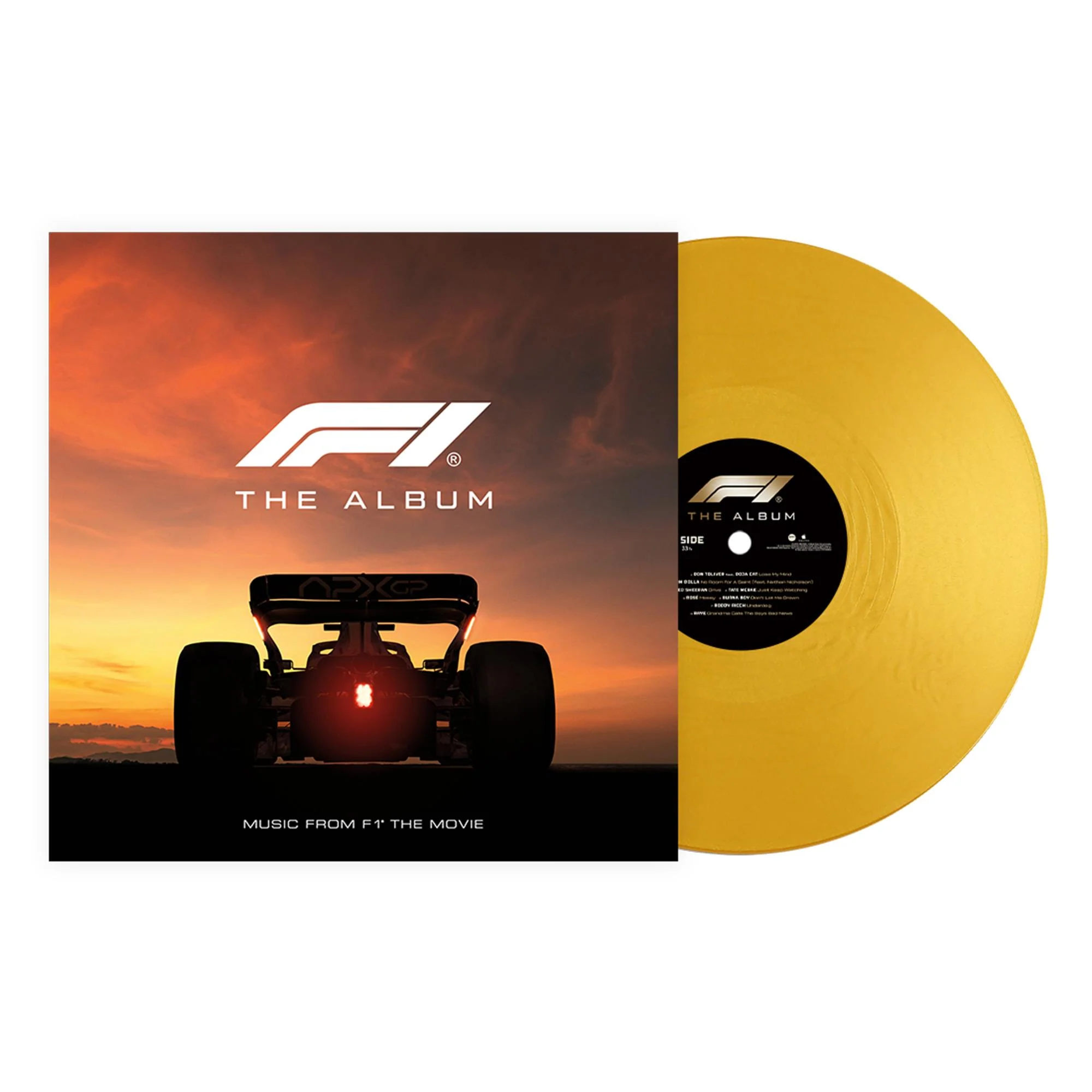 O.S.T. - F1 THE ALBUM gold vinyl LP