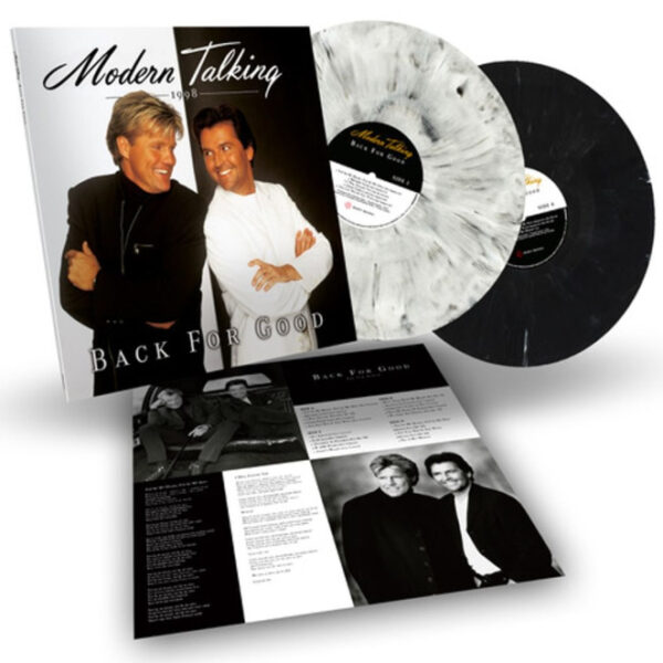 MODERN TALKING - BACK FOR GOOD 40th anniversary black & white marbeled vinyl LP2
