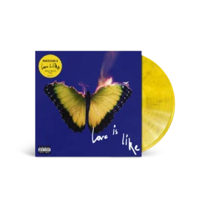 MAROON 5 - LOVE IS LIKE yellow vinyl LP