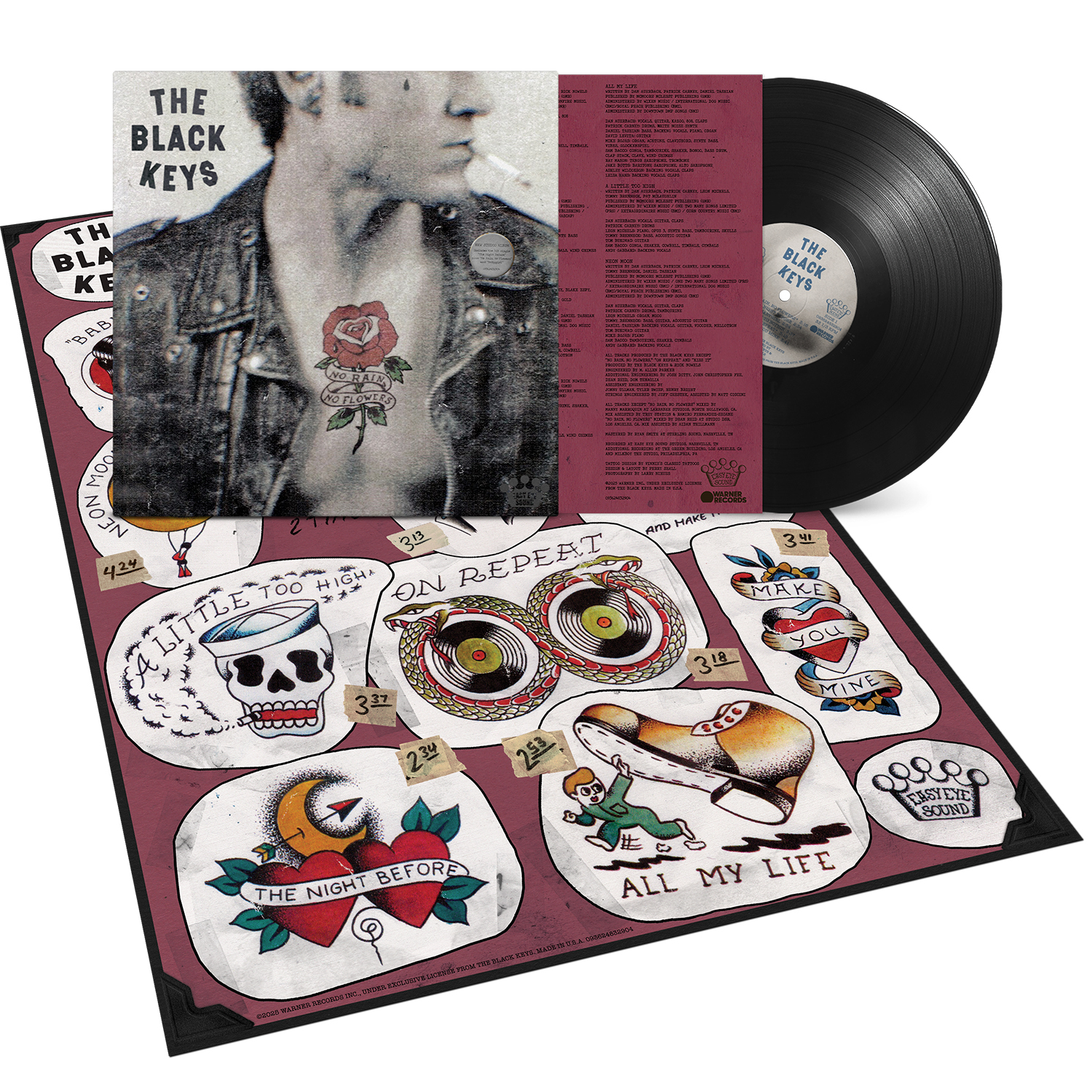 BLACK KEYS - NO RAIN, NO FLOWERS LP