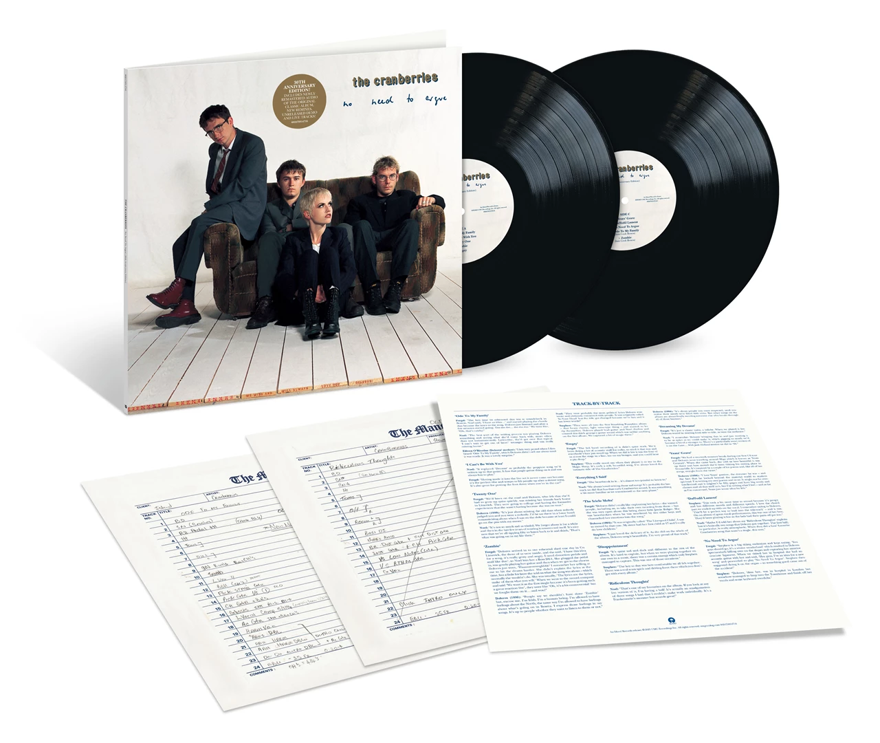 CRANBERRIES - NO NEED TO ARGUE 30 anniversary edition LP2