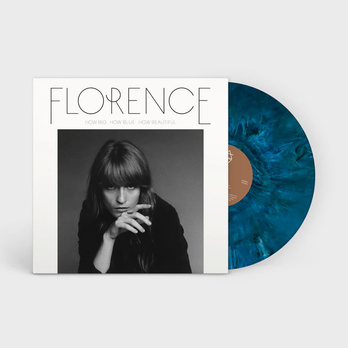 FLORENCE + THE MACHINE - HOW BIG, HOW BLUE, HOW BEAUTIFUL blue marble vinyl LP2