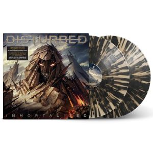 DISTURBED - IMMORTALIZED ltd tan & black splatter vinyl LP2