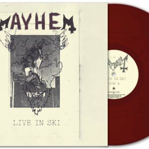 MAYHEM - LIVE IN SKI oxblood vinyl LP