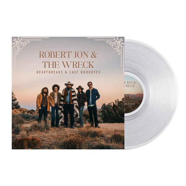 JON ROBERT & WRECK - HEARTBREAKERS & LAST GOODBYES crystal clear vinyl LP