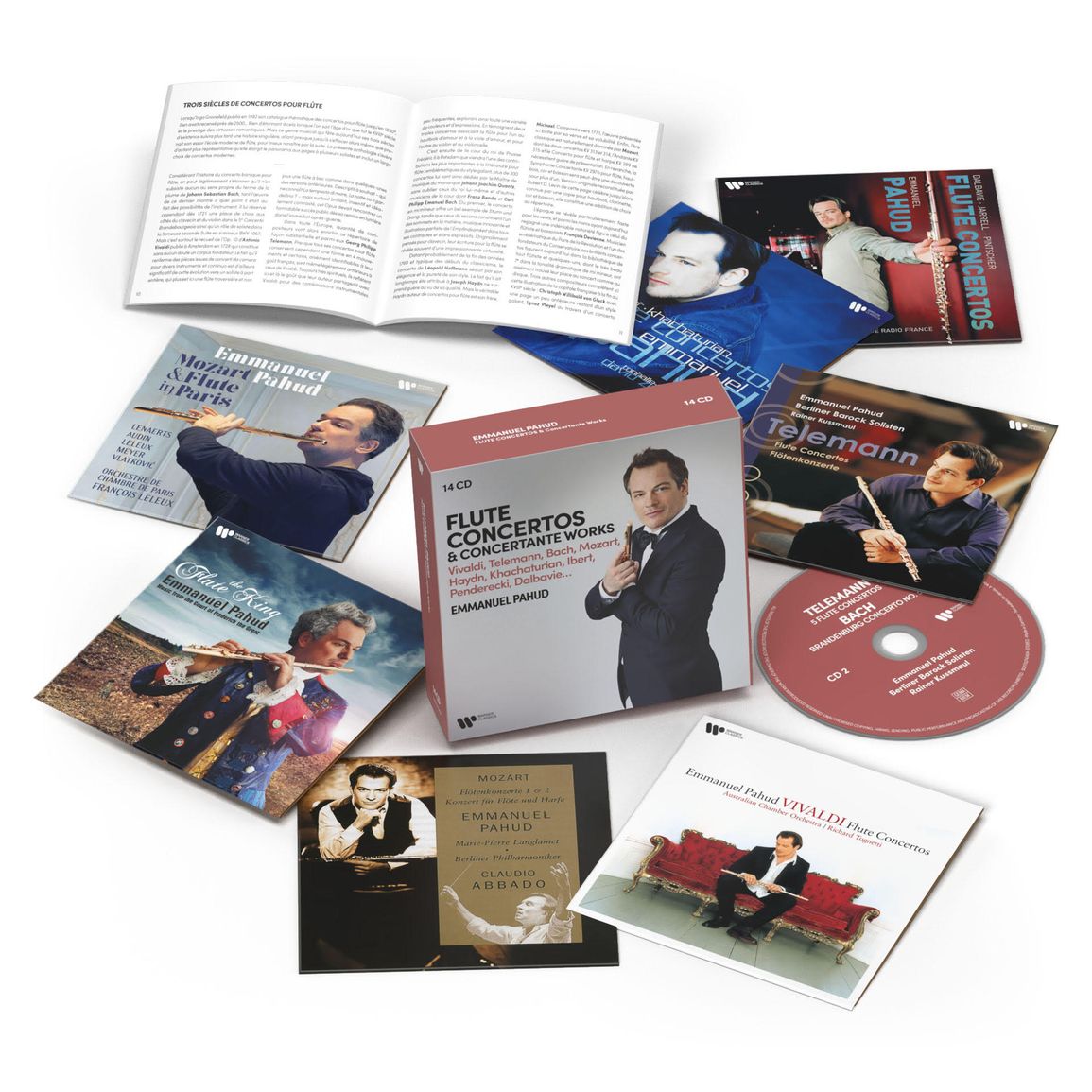 PAHUD EMMANUEL - FLAUTE CONCERTOS & CONCENTRANTE WORKS CD14