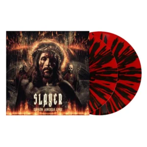 SLAYER - DEATH ANGELS LIVE red/black splatter vinyl LP2