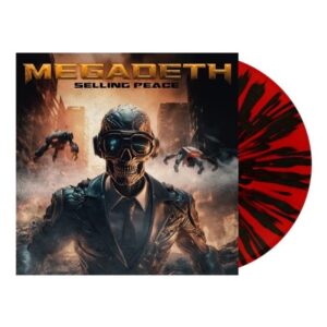 MEGADETH - SELLING PEACE red/black splatter vinyl LP