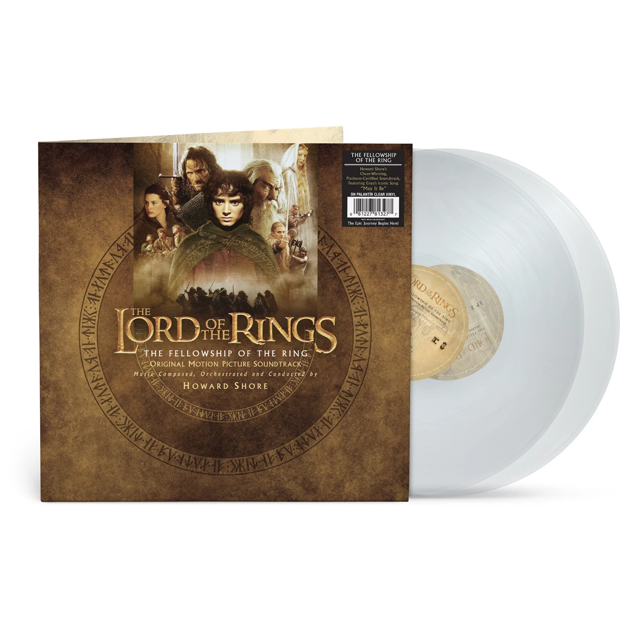 O.S.T./SHORE HOWARD - LORD OF THE RINGS: FELLOWSHIP OF THE RING clear vinyl LP2