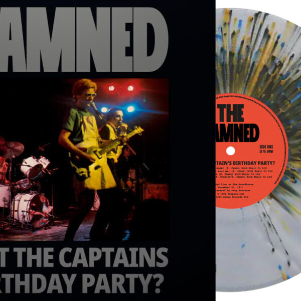 DAMNED - NOT THE CAPTAIN'S BIRTHDAY PARTY? clear splatter vinyl LP