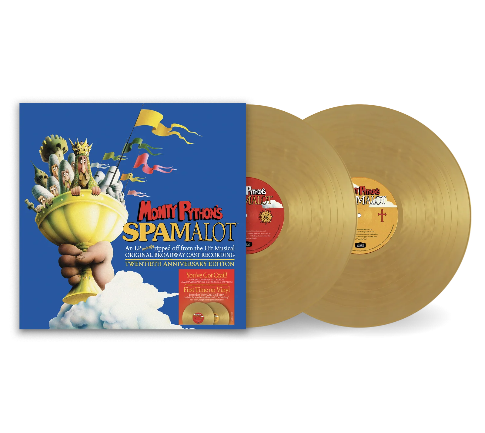 O.S.T. - MONTY PYTHON'S SPAMALOT gold vinyl LP2
