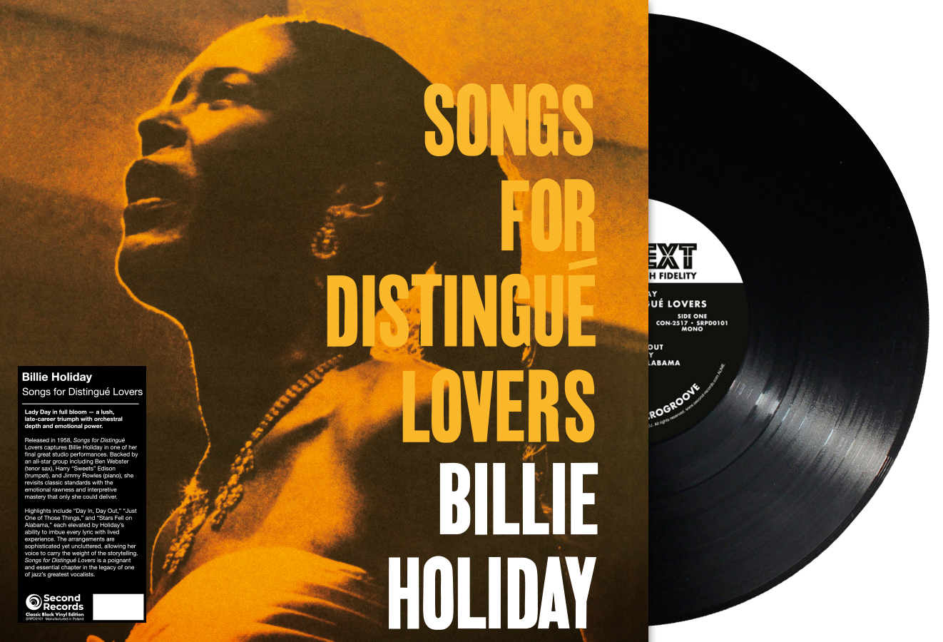 HOLIDAY BILLIE - DISTINGUE LOVERS LP