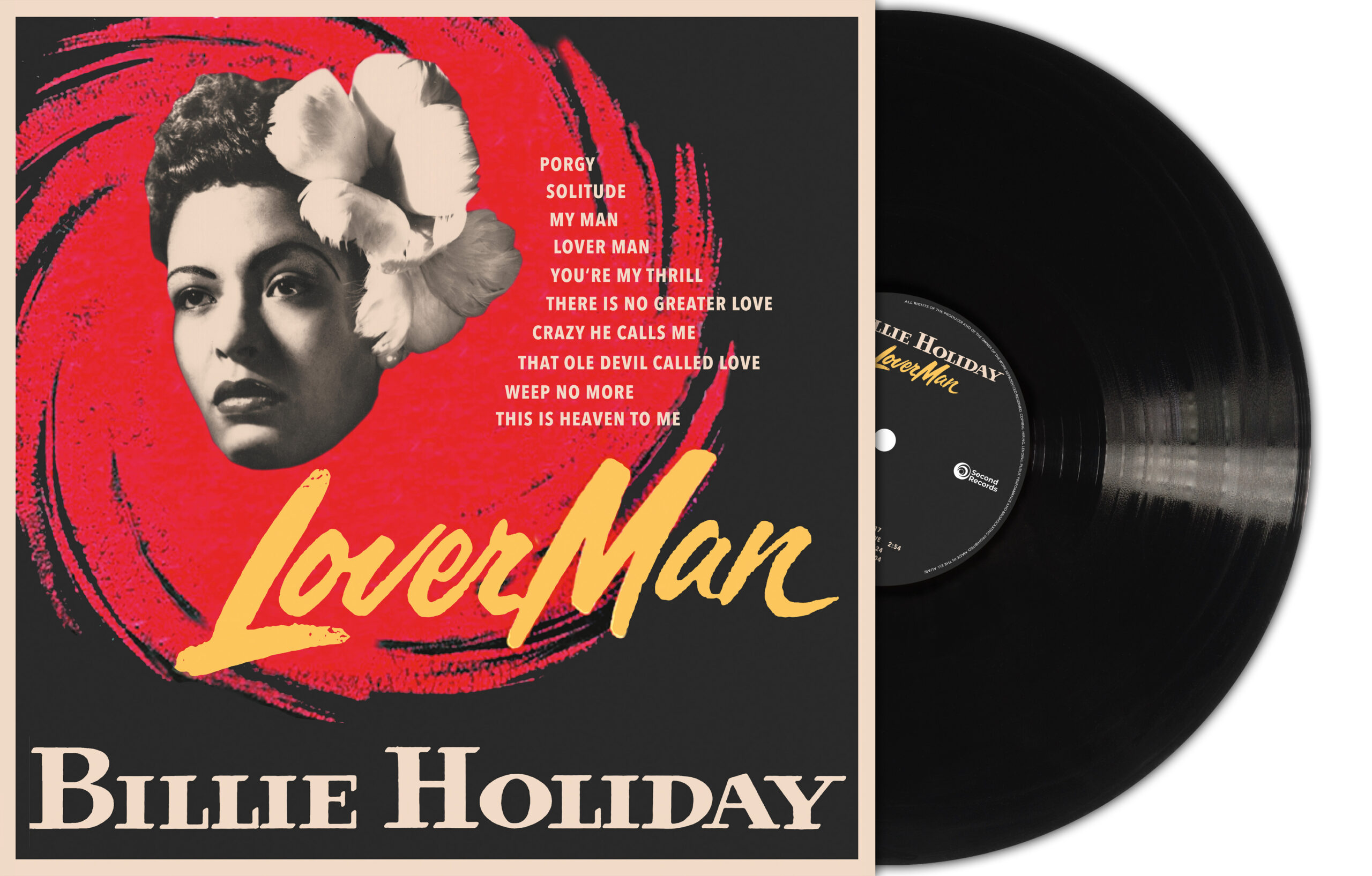 HOLIDAY BILLIE - LOVER MAN LP