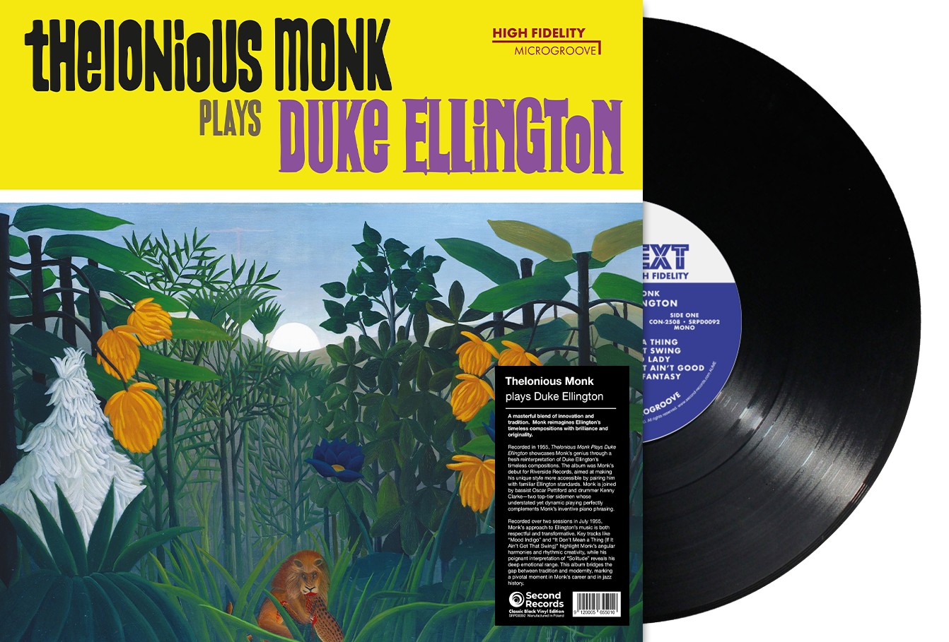 MONK THELONIOUS - PLAYS DUKE ELLINGTON LP